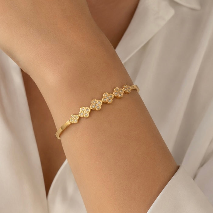 Florence bangle - 18k Gold plated