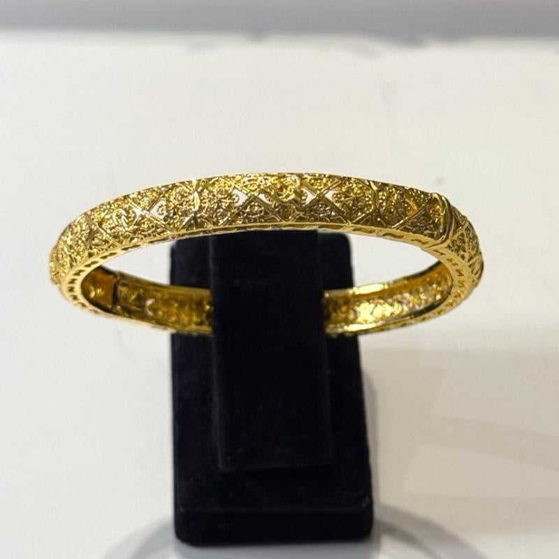 Samantha bangle - 22k Gold plated
