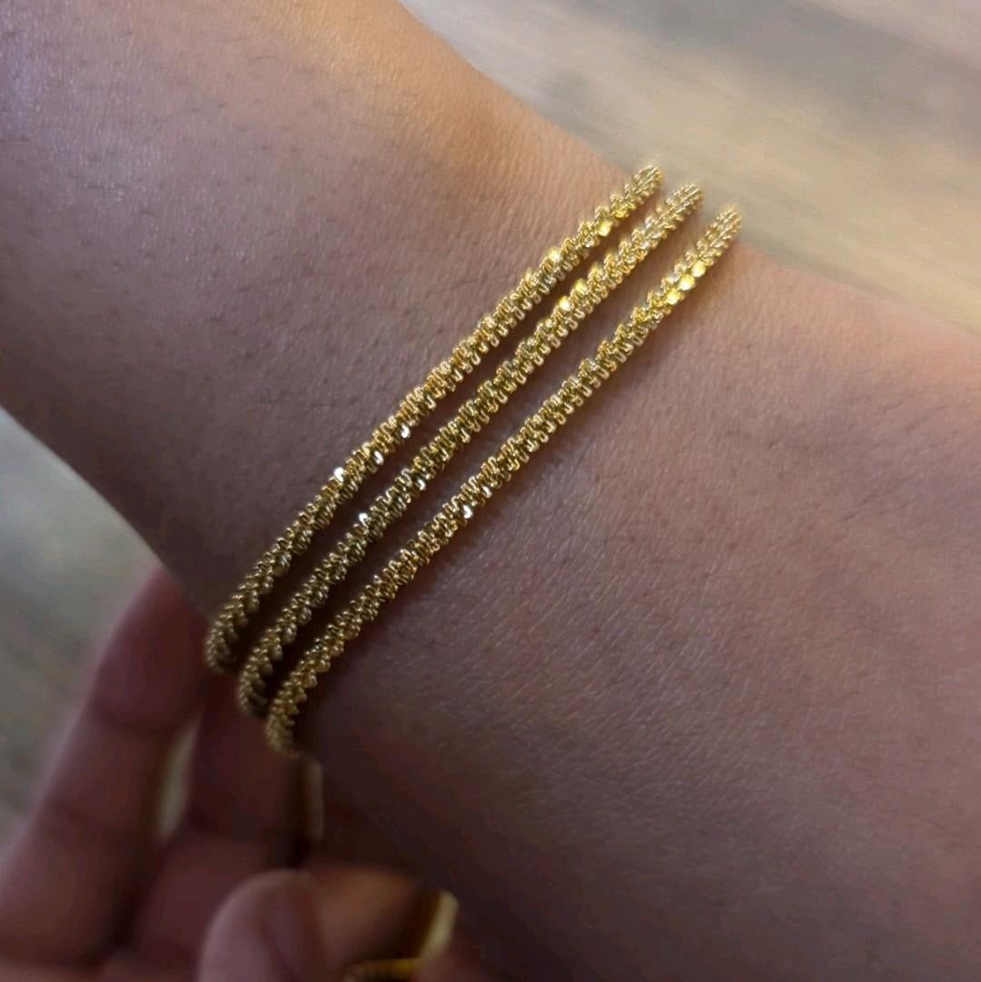 Hayati 3 layer bracelet - 18k Gold plated