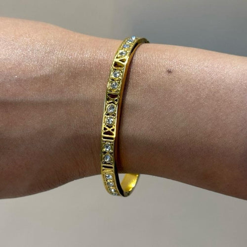 Regal bangle - 18k Gold plated