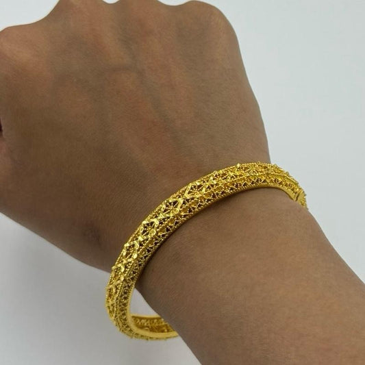 Sanaa bangle - 22k Gold plated