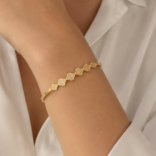 Florence bangle - 18k Gold plated