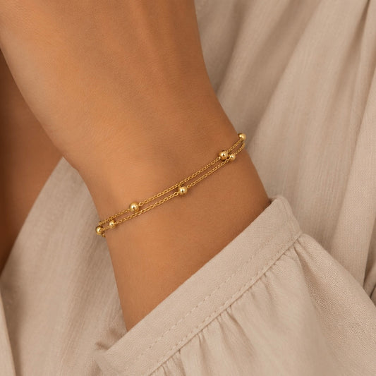 Elena bracelet - 18k Gold plated