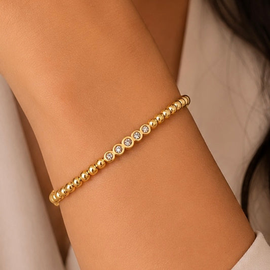 Saleena bangle - 18K gold plated