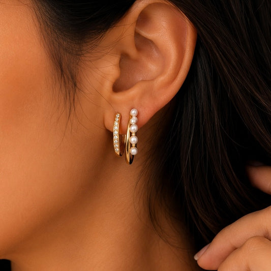Luna earrings - 18k Gold plated