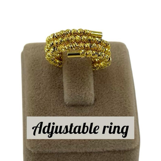 PRE ORDER Beenish ring 22K Gold plated