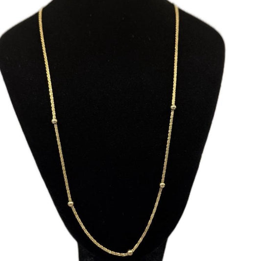 Hanna Long length necklace - 18k Gold plated
