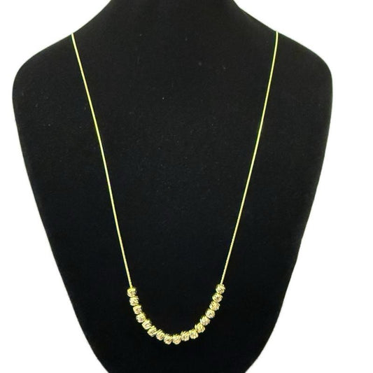 Violet Long length necklace - 18k Gold plated