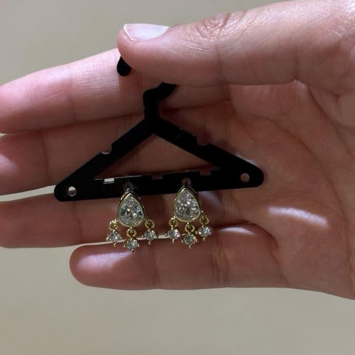 Regal earrings - 18k Gold plated