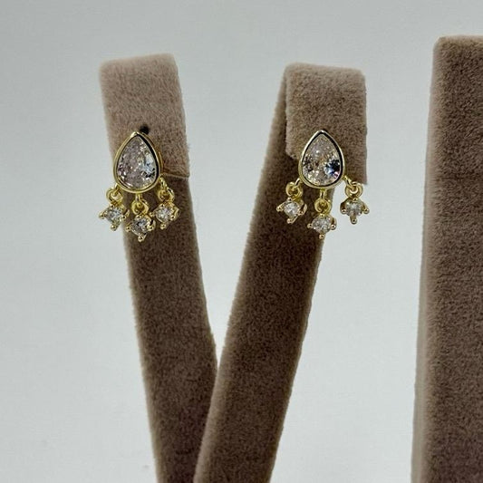 Regal earrings - 18k Gold plated