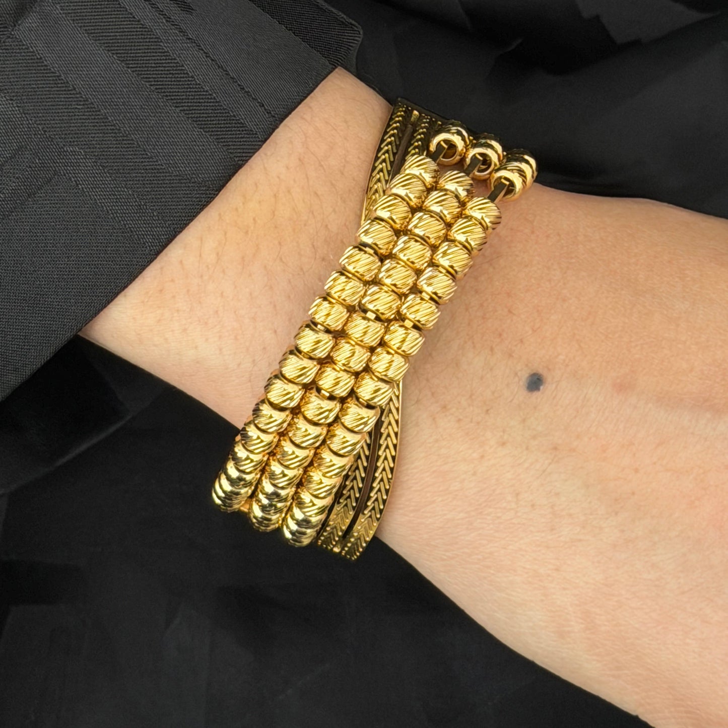 Hania 3 layer bangle