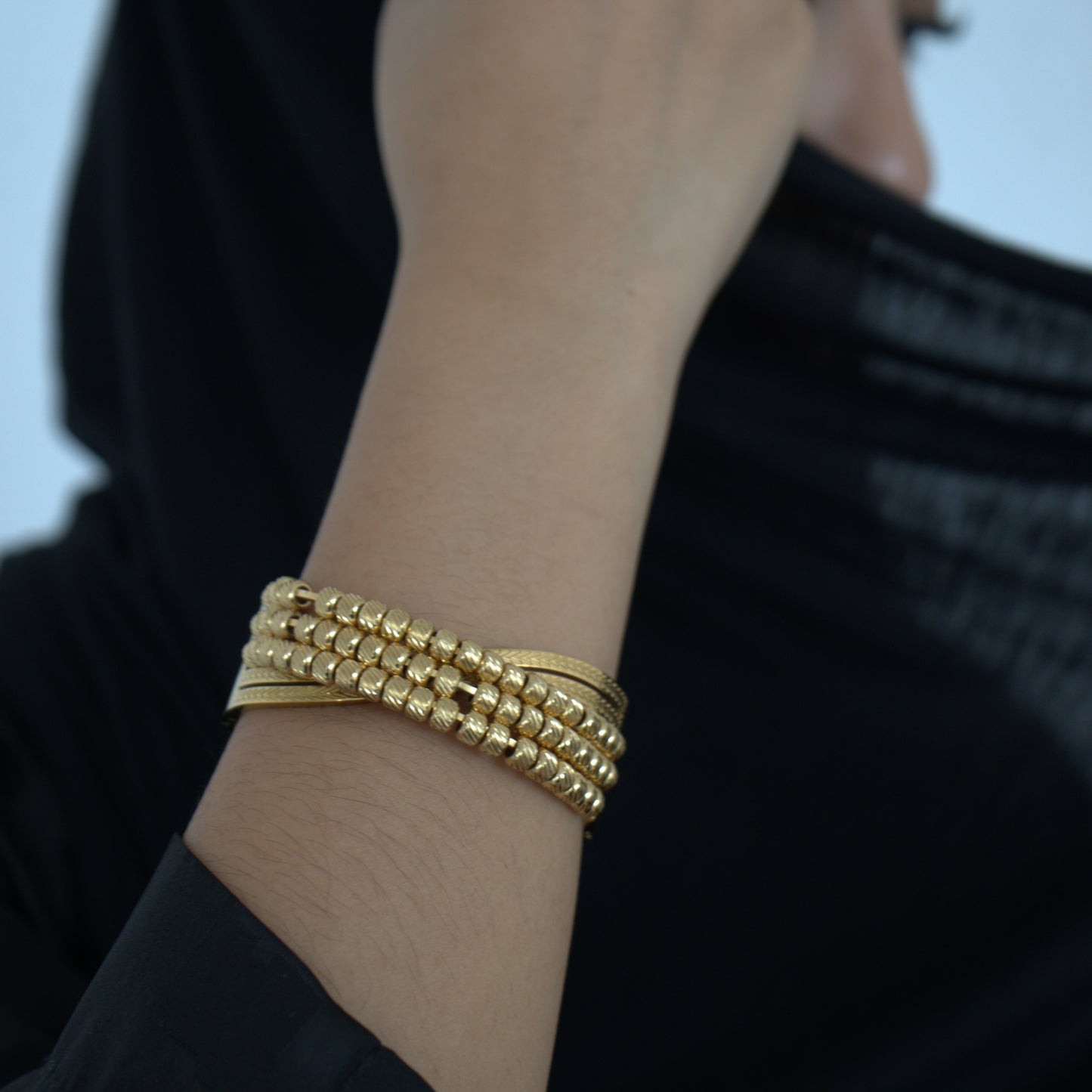 Hania 3 layer bangle
