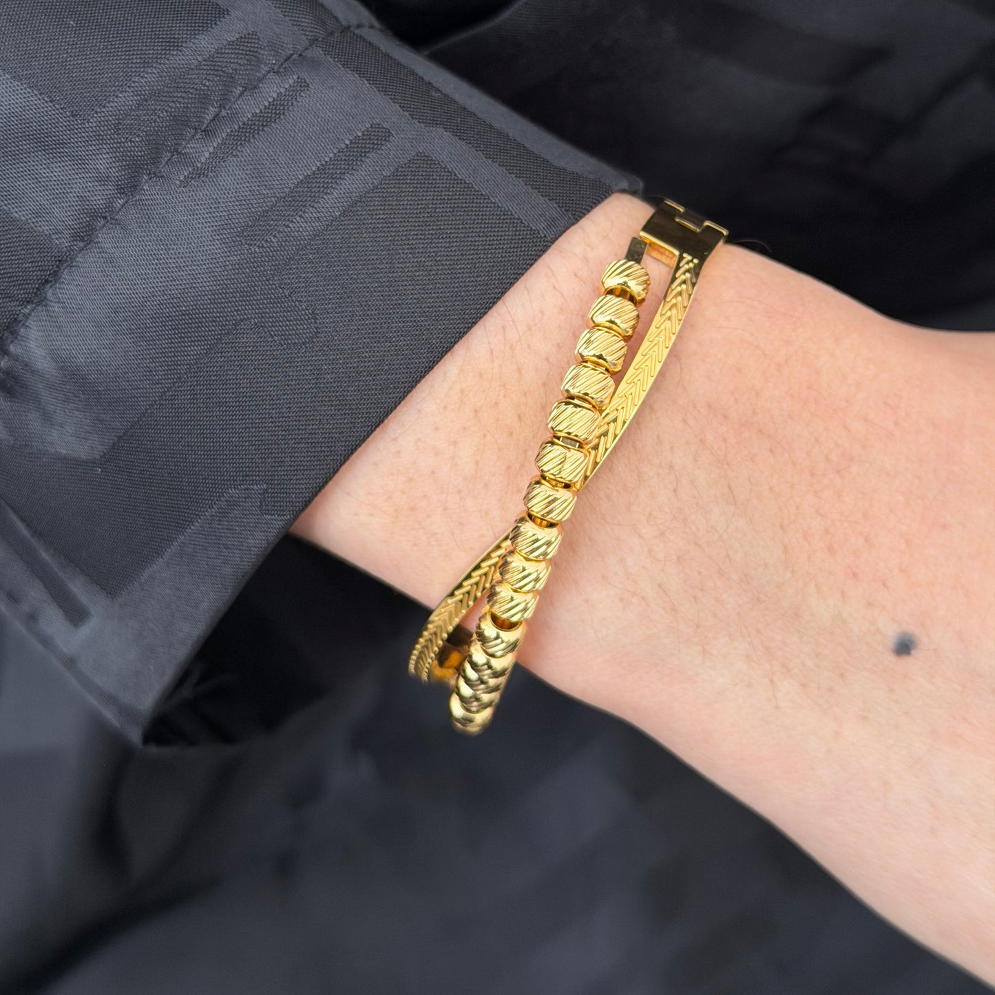 Hania 3 layer bangle