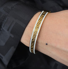 Maze bangle - 18k Gold plated